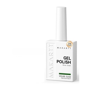 Makartt Ultra-Pigmented Gel Nail Polish Nude 15ml: Nude Gel Polish One-Coat Soak Off High-Gloss Ceramic Shine, Salon-Grade UV Nail Gel Art Manicure DIY Salon Home – Stay Neutral(Evergreen Mood)