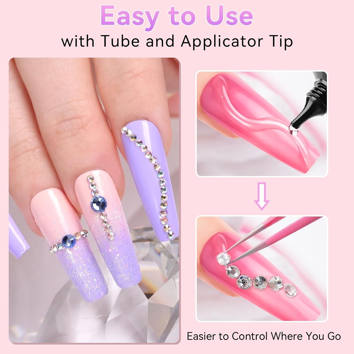 image:imageMakartt 3D Gel Nail Art 30g Sculpting Gel Glue for Drawing Molding Sculpture Gems amp Decoration Clear NoWipe Gels Polish for DIY Nail DesignsA1rhinestone glue for nail charms 30ml