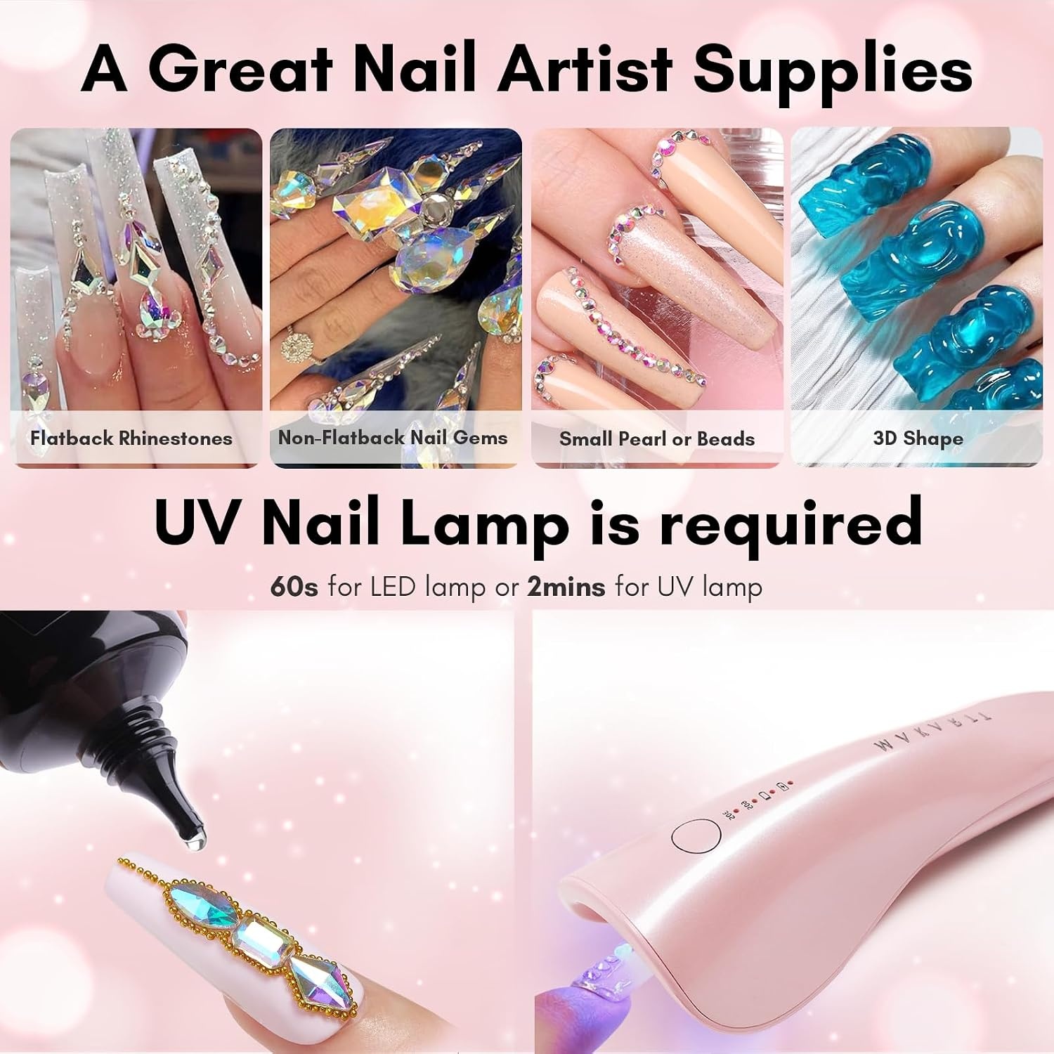image:imageMakartt 3D Gel Nail Art 30g Sculpting Gel Glue for Drawing Molding Sculpture Gems amp Decoration Clear NoWipe Gels Polish for DIY Nail DesignsA3nail rhinestone glue set 2x30ml