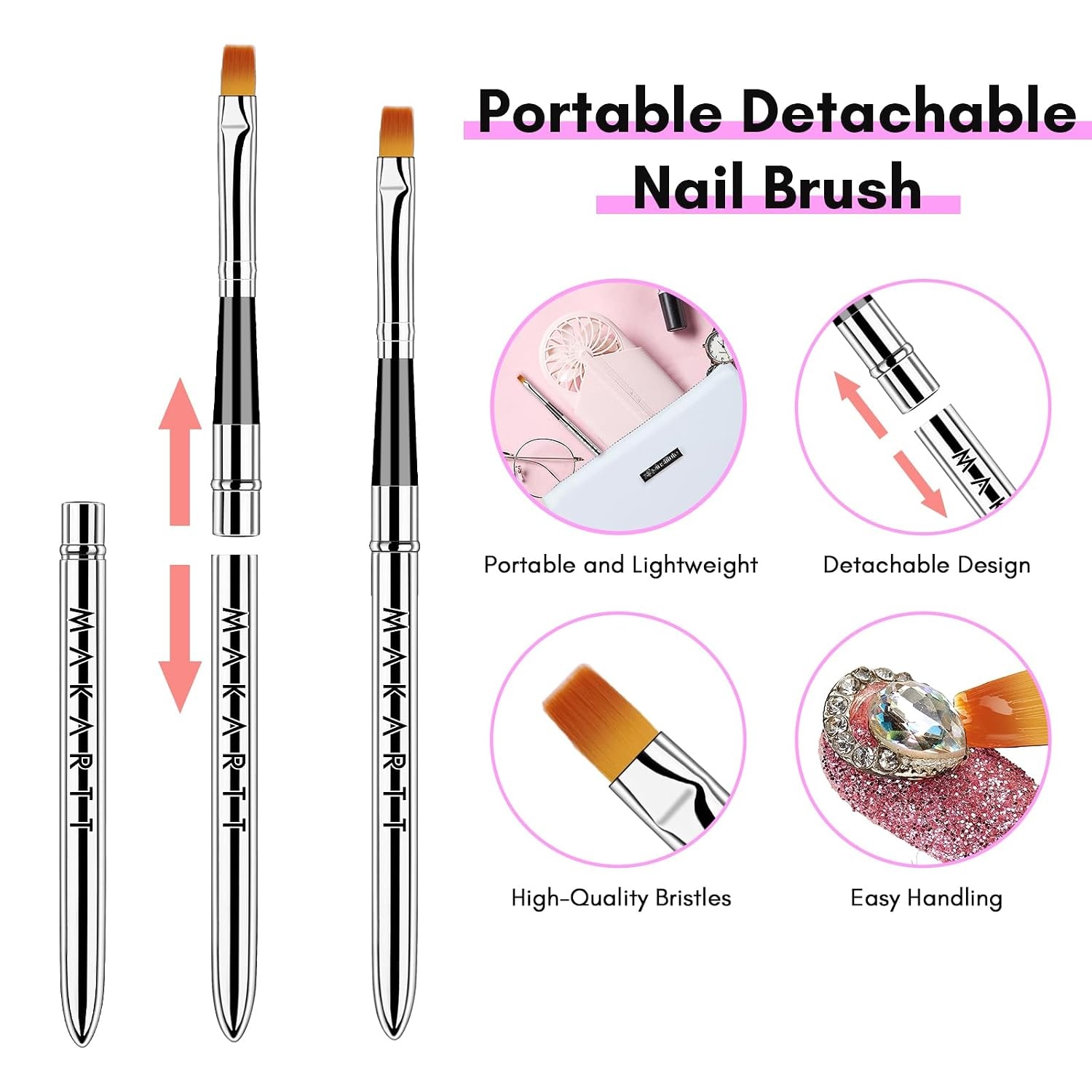 image:imageMakartt 3D Gel Nail Art 30g Sculpting Gel Glue for Drawing Molding Sculpture Gems amp Decoration Clear NoWipe Gels Polish for DIY Nail DesignsA6nail rhinestone glue with brush 15g