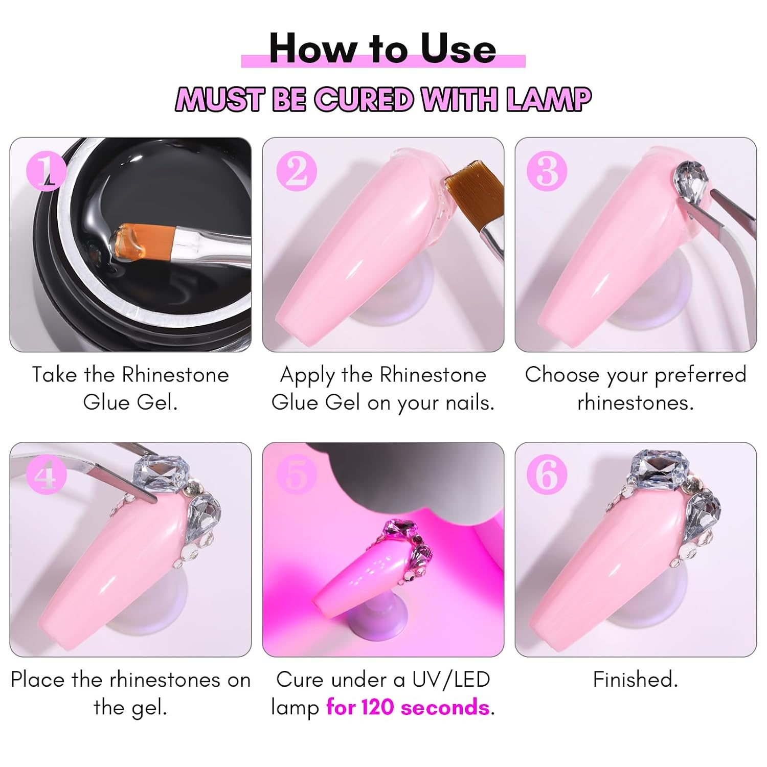 image:imageMakartt 3D Gel Nail Art 30g Sculpting Gel Glue for Drawing Molding Sculpture Gems amp Decoration Clear NoWipe Gels Polish for DIY Nail DesignsA6nail rhinestone glue with brush 15g