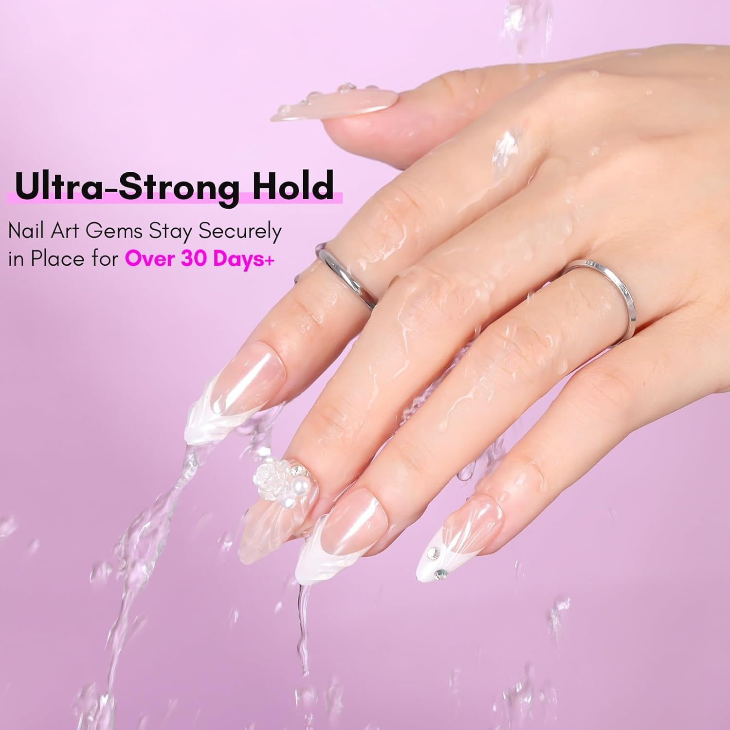 image:imageMakartt 3D Gel Nail Art 30g Sculpting Gel Glue for Drawing Molding Sculpture Gems amp Decoration Clear NoWipe Gels Polish for DIY Nail DesignsA6nail rhinestone glue with brush 15g