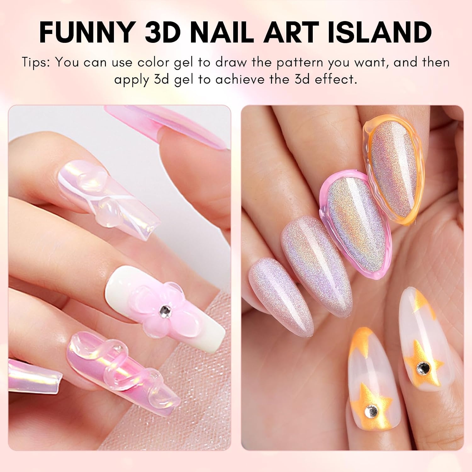 image:imageMakartt 3D Gel Nail Art 30g Sculpting Gel Glue for Drawing Molding Sculpture Gems amp Decoration Clear NoWipe Gels Polish for DIY Nail DesignsA9nail rhinestone glue 3d nail gel 30ml15ml