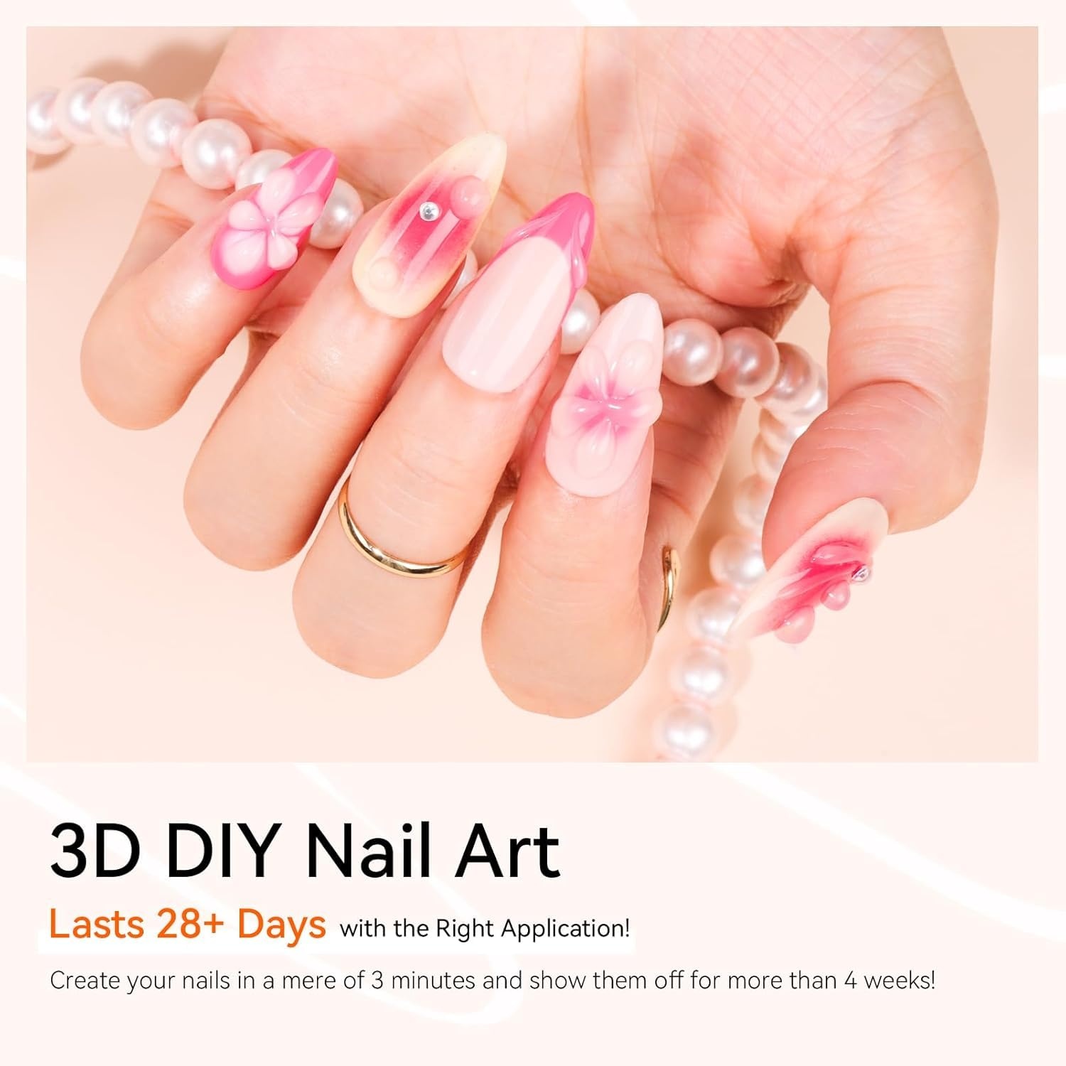 image:imageMakartt 3D Gel Nail Art 30g Sculpting Gel Glue for Drawing Molding Sculpture Gems amp Decoration Clear NoWipe Gels Polish for DIY Nail DesignsA9nail rhinestone glue 3d nail gel 30ml15ml