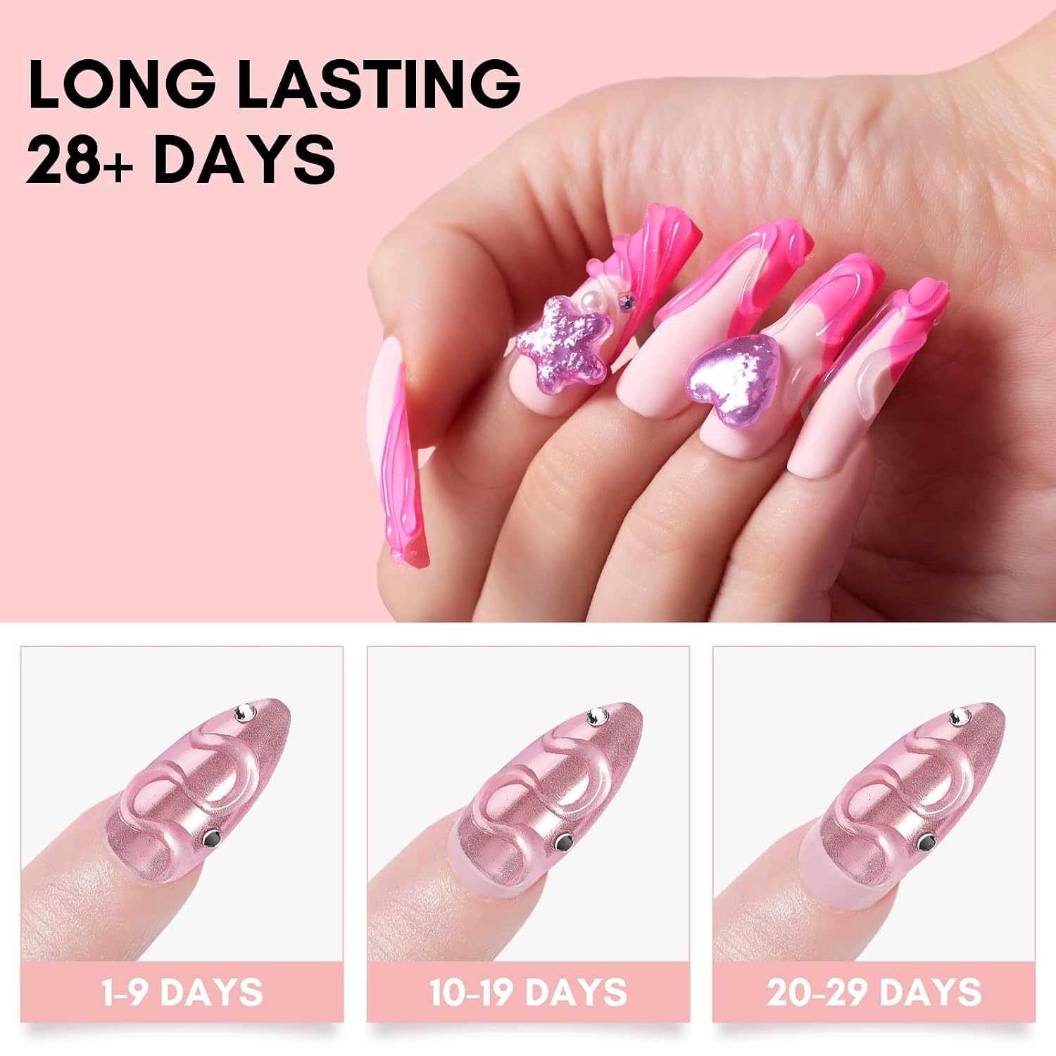 image:imageMakartt 3D Gel Nail Art 30g Sculpting Gel Glue for Drawing Molding Sculpture Gems amp Decoration Clear NoWipe Gels Polish for DIY Nail DesignsA9nail rhinestone glue 3d nail gel 30ml15ml