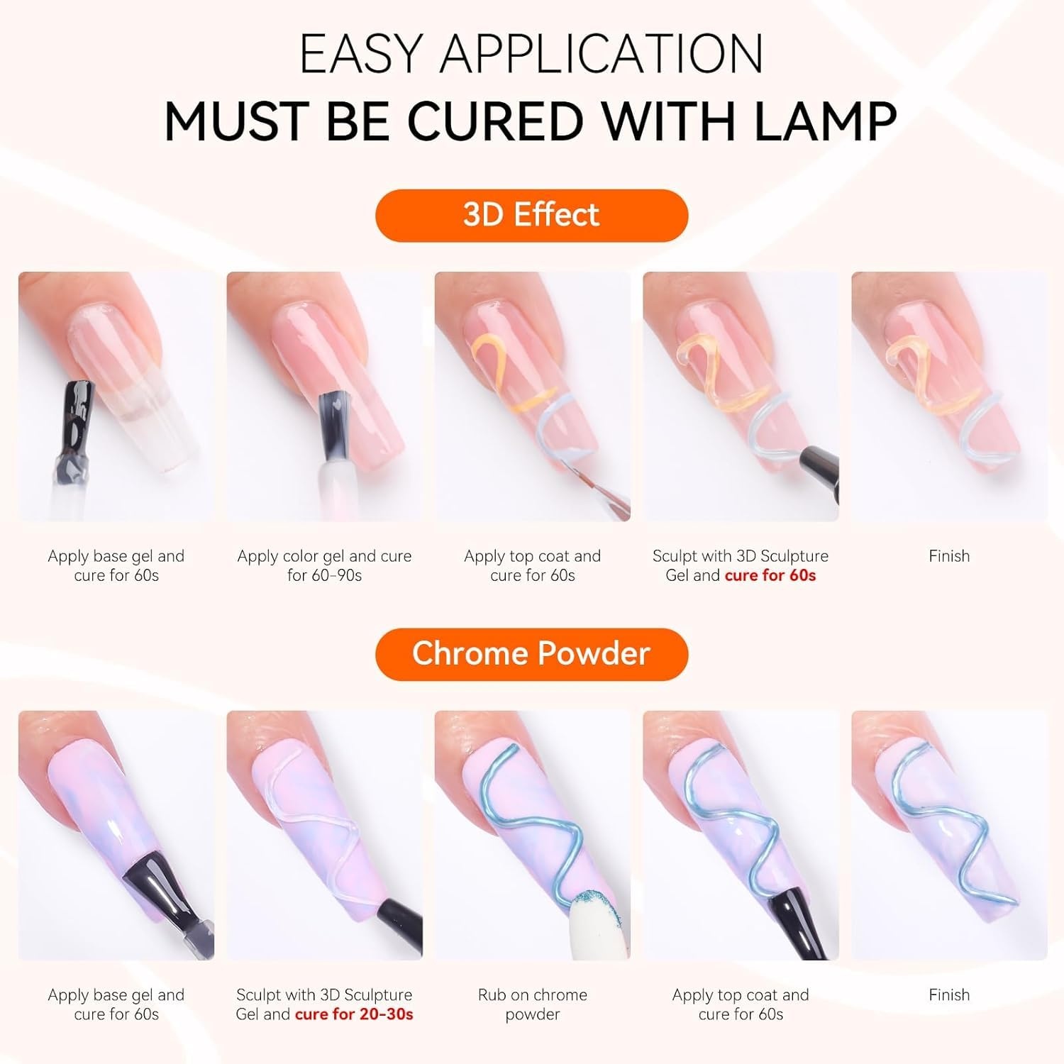 image:imageMakartt 3D Gel Nail Art 30g Sculpting Gel Glue for Drawing Molding Sculpture Gems amp Decoration Clear NoWipe Gels Polish for DIY Nail DesignsA9nail rhinestone glue 3d nail gel 30ml15ml