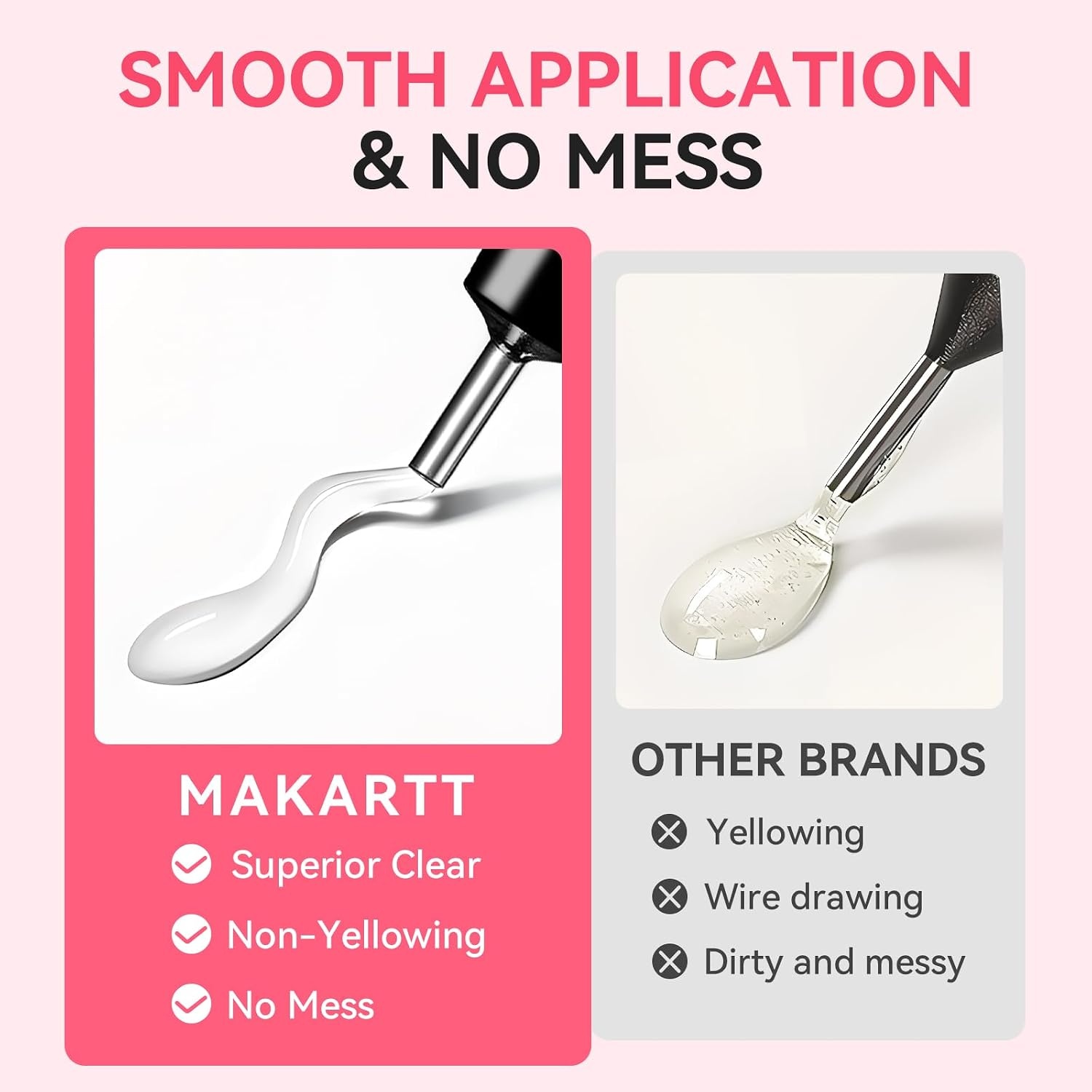 image:imageMakartt 3D Gel Nail Art for Sculpting 3in1 MultiFunctional 15g Clear 3D Nail Gel for Molding amp Painting Nails Designs No Wipe Nail Glue for Rhinestones Chrome Powder amp DIY ManicureA03nail rhinestone gem glue set 60G