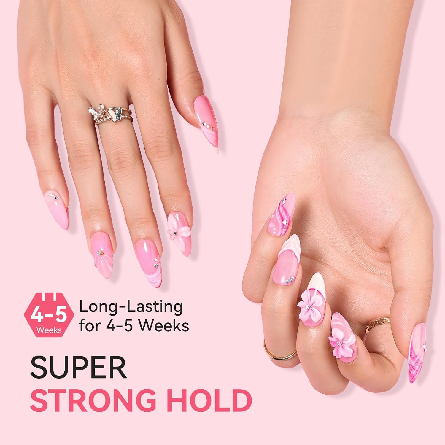image:imageMakartt 3D Gel Nail Art for Sculpting 3in1 MultiFunctional 15g Clear 3D Nail Gel for Molding amp Painting Nails Designs No Wipe Nail Glue for Rhinestones Chrome Powder amp DIY ManicureA03nail rhinestone gem glue set 60G