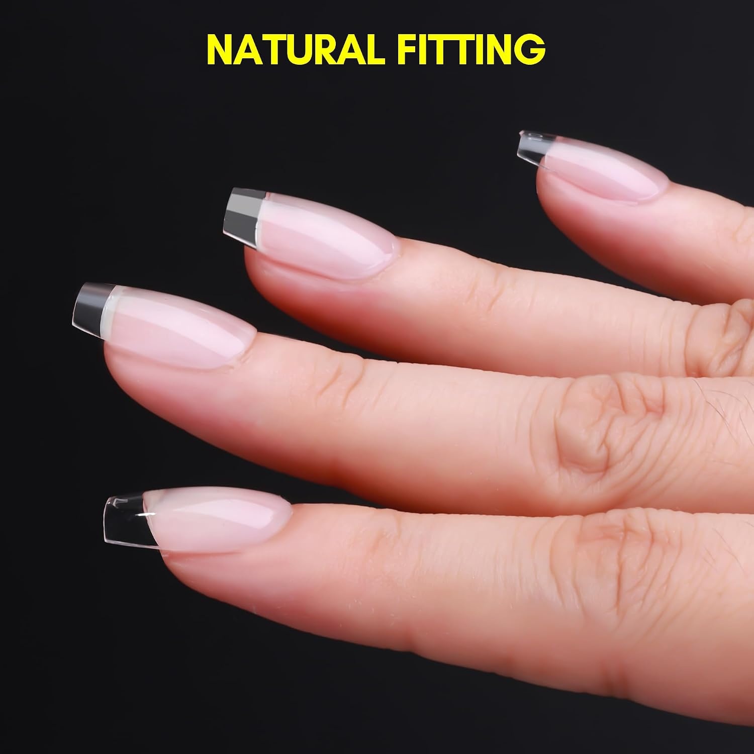 image:imageMakartt Almond Nail Tips 500pcs Medium Prebuffed Full Cover Clear Press on Nails 10 Sizes Soak Off Soft Gel Nail Tips Extension Professional Acrylic Fake Nails No Crease False Nail Salon DIY ArtA03Medium Coffin120PCS