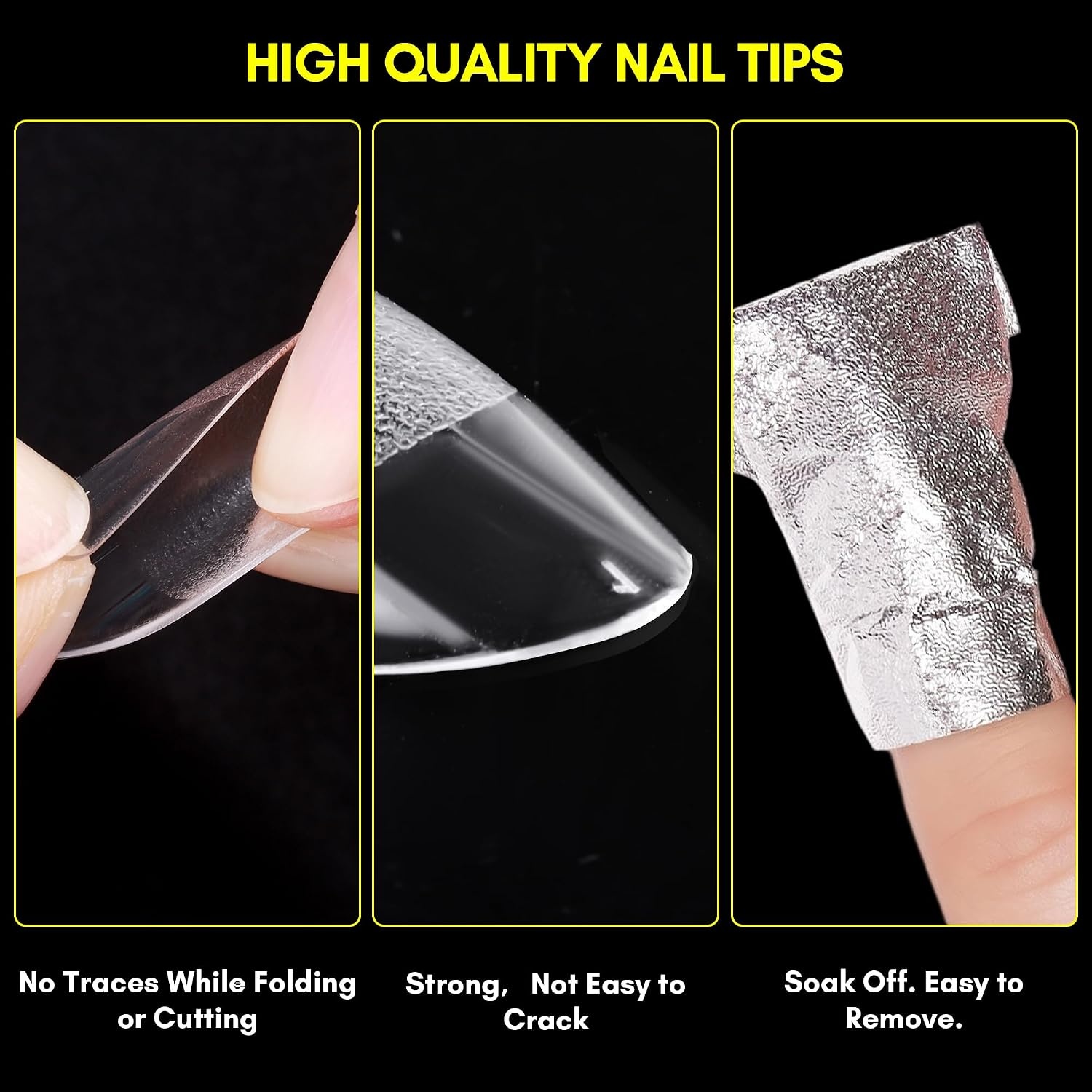 image:imageMakartt Almond Nail Tips 500pcs Medium Prebuffed Full Cover Clear Press on Nails 10 Sizes Soak Off Soft Gel Nail Tips Extension Professional Acrylic Fake Nails No Crease False Nail Salon DIY ArtA05Medium Almond120PCS