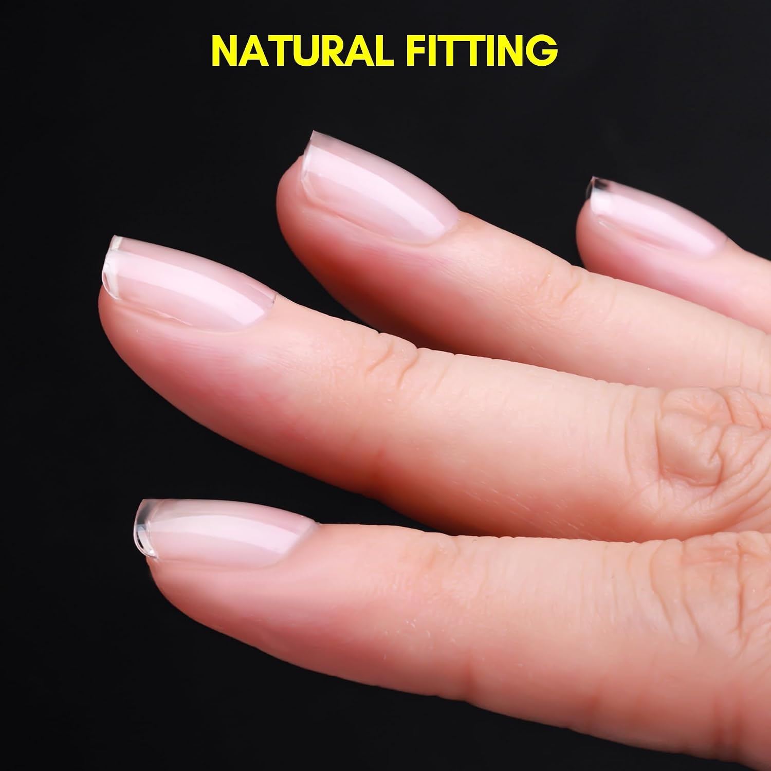 image:imageMakartt Almond Nail Tips 500pcs Medium Prebuffed Full Cover Clear Press on Nails 10 Sizes Soak Off Soft Gel Nail Tips Extension Professional Acrylic Fake Nails No Crease False Nail Salon DIY ArtA08Extra Short Square120PCS