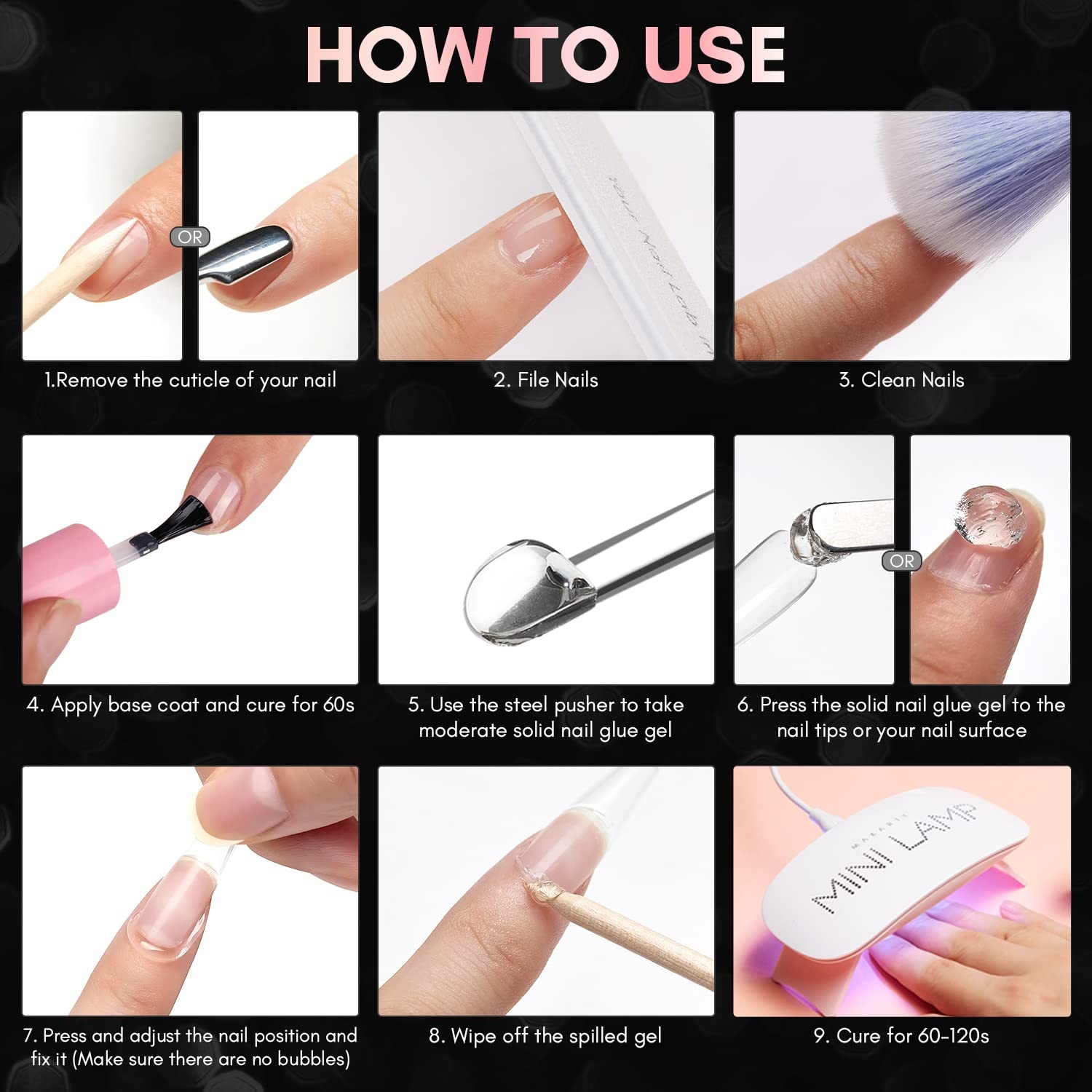image:imageMakartt Almond Nail Tips 500pcs Medium Prebuffed Full Cover Clear Press on Nails 10 Sizes Soak Off Soft Gel Nail Tips Extension Professional Acrylic Fake Nails No Crease False Nail Salon DIY ArtNail Glue and Tips Kit