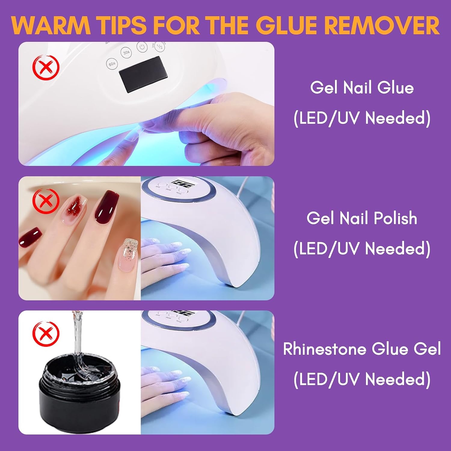 image:imageMakartt Almond Nail Tips 500pcs Medium Prebuffed Full Cover Clear Press on Nails 10 Sizes Soak Off Soft Gel Nail Tips Extension Professional Acrylic Fake Nails No Crease False Nail Salon DIY ArtNail Glue Remover Kit 3
