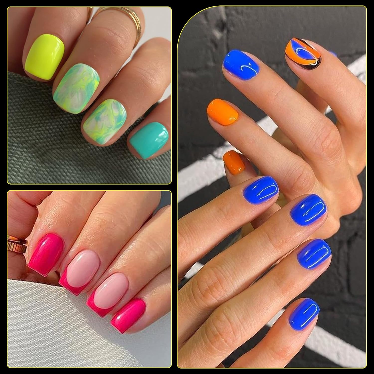 image:imageMakartt Almond Nail Tips 500pcs Medium Prebuffed Full Cover Clear Press on Nails 10 Sizes Soak Off Soft Gel Nail Tips Extension Professional Acrylic Fake Nails No Crease False Nail Salon DIY ArtA08Extra Short Square120PCS