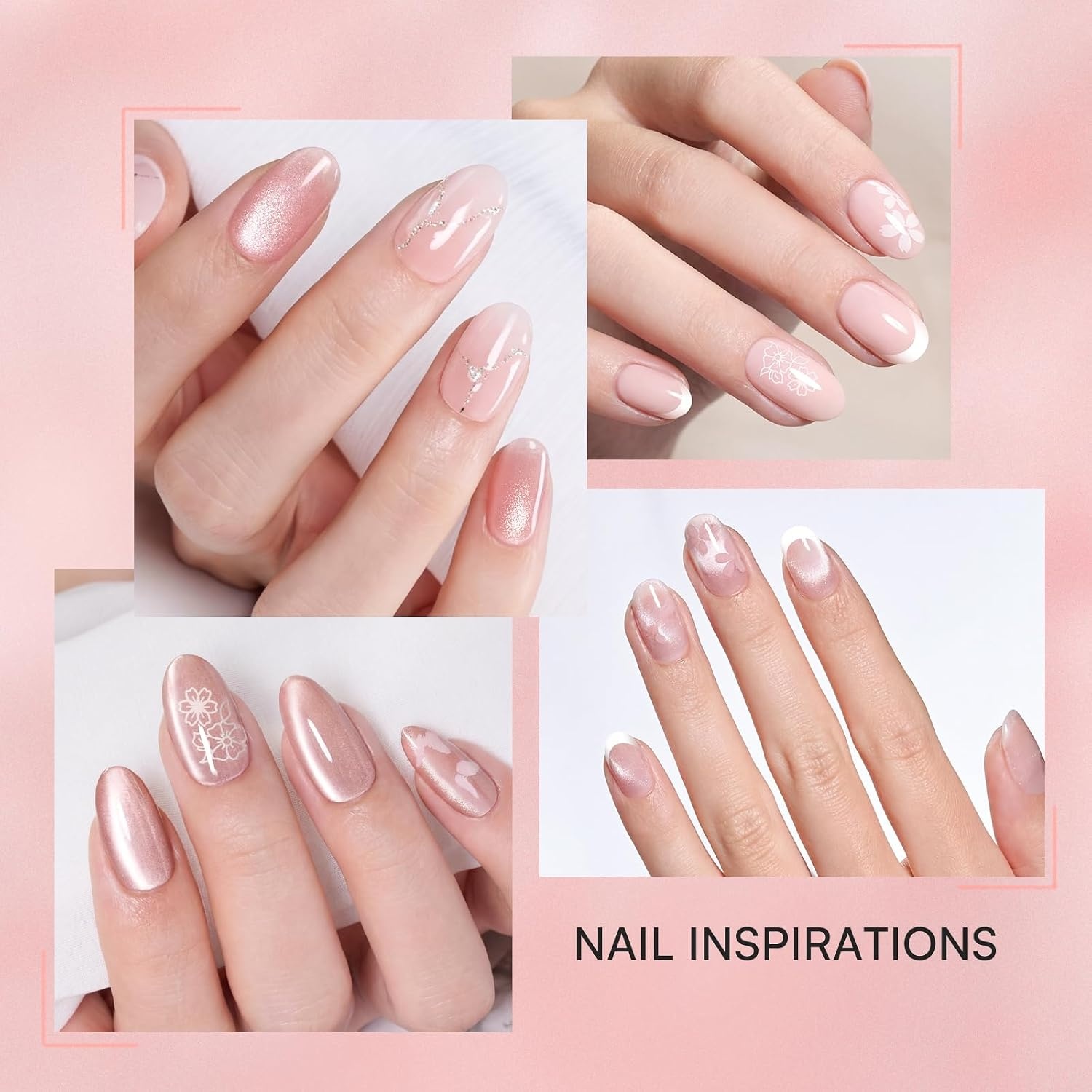 image:imageMakartt ColorPot 5in1 Nail Art Gel 3 Colors Gel Nail Polish No Wipe with Nail Stamp for Stamping Ombre Patting Painting Sculpting amp French Tips with Silicone Head for Manicure Home DIY SalonPetal Veil