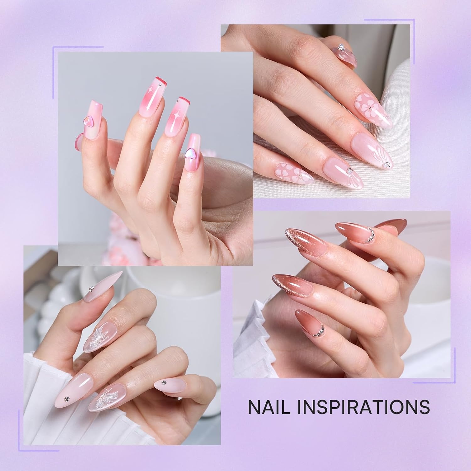 image:imageMakartt ColorPot 5in1 Nail Art Gel 3 Colors Gel Nail Polish No Wipe with Nail Stamp for Stamping Ombre Patting Painting Sculpting amp French Tips with Silicone Head for Manicure Home DIY SalonBerry Ribbon