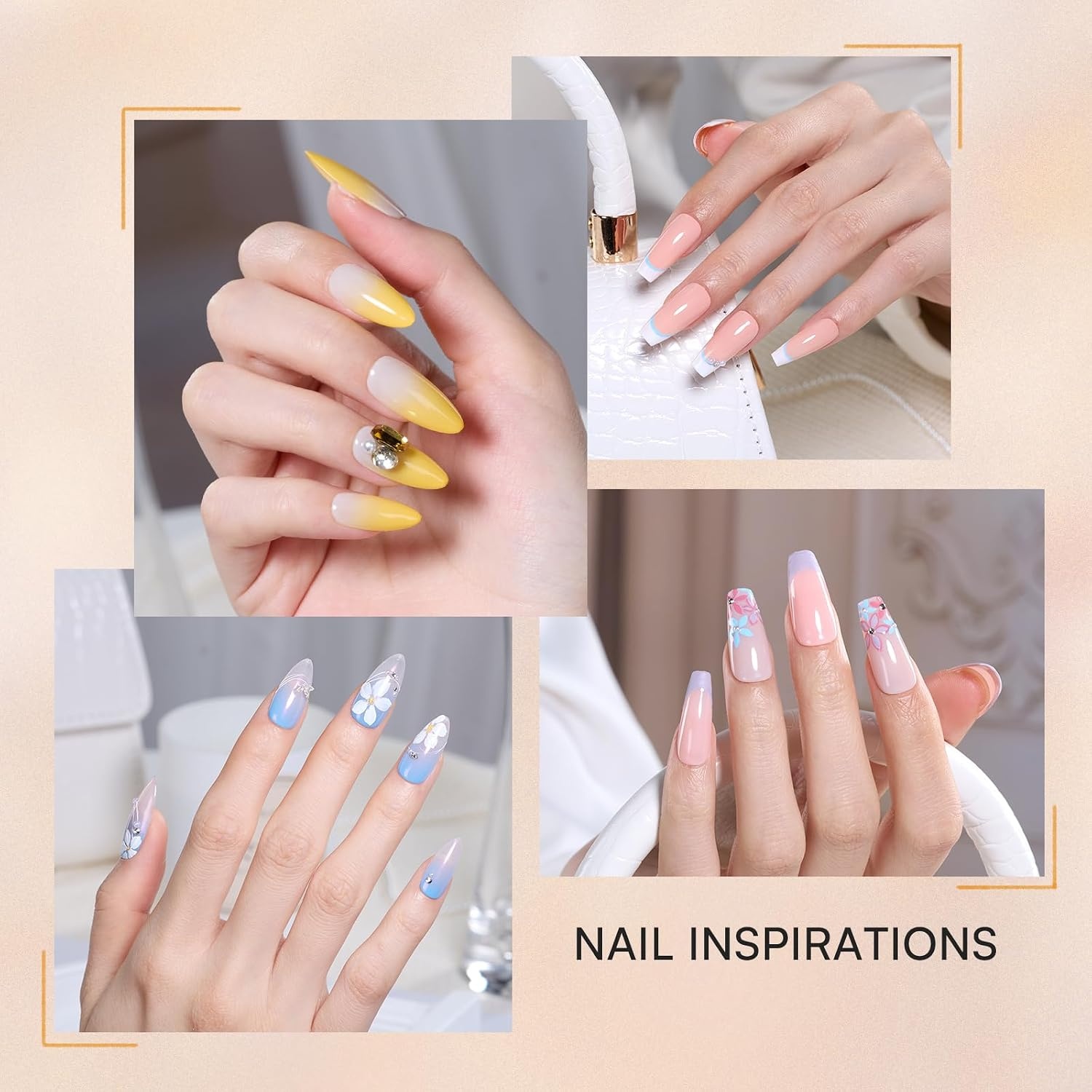 image:imageMakartt ColorPot 5in1 Nail Art Gel 3 Colors Gel Nail Polish No Wipe with Nail Stamp for Stamping Ombre Patting Painting Sculpting amp French Tips with Silicone Head for Manicure Home DIY SalonSweet Shock