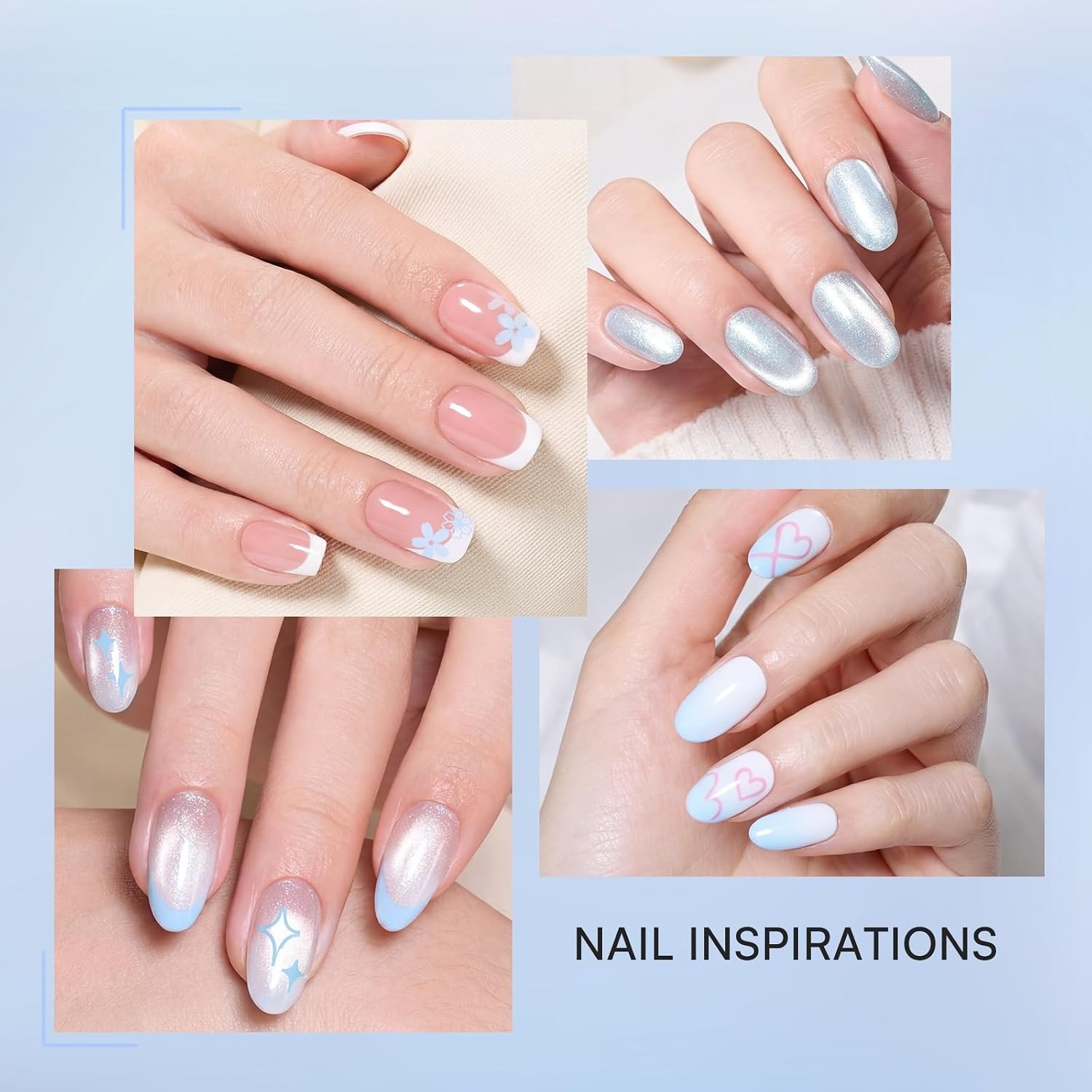 image:imageMakartt ColorPot 5in1 Nail Art Gel 3 Colors Gel Nail Polish No Wipe with Nail Stamp for Stamping Ombre Patting Painting Sculpting amp French Tips with Silicone Head for Manicure Home DIY SalonFrosty Blend
