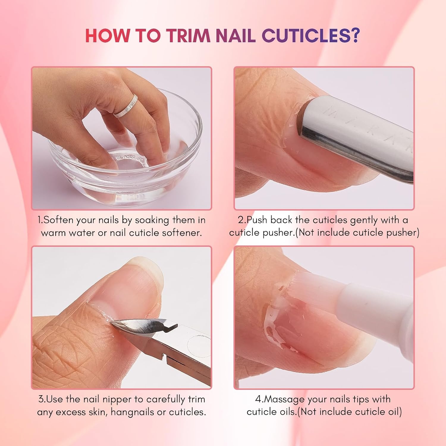 image:imageMakartt Cuticle Nipper Full Jaw Sharp Nail Trimmer Cutter for Care amp Prep Manicure Kit for Home and Salon Use Silver Pack of 1Silver Cuticle Nippers 1 Pack