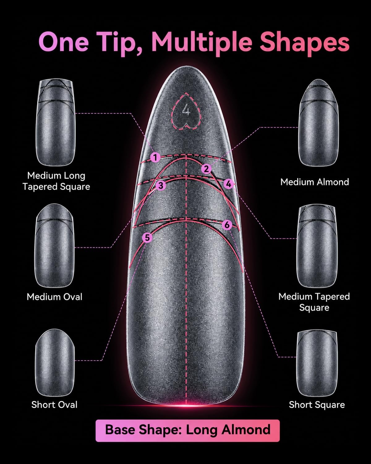 image:imageMakartt Extra Short Almond Nail Tips 240PCS 15 Sizes Half Matte Clear Fake Nails Full Cover Soft Acrylic Press On Nail Extensions Supplies Salon and Home DIY for Flat amp Natural Nail Beds240 PCSLong Almond