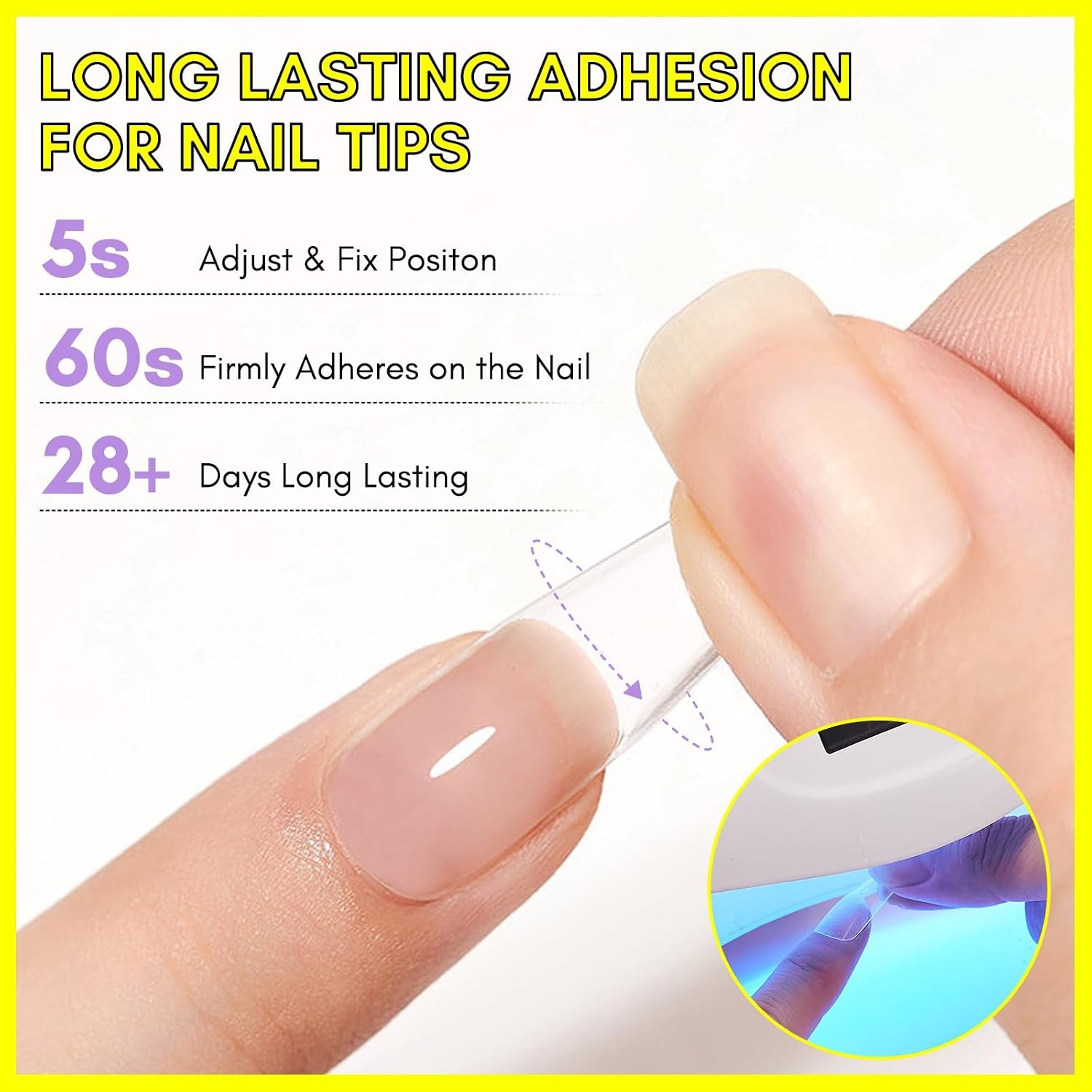 image:imageMakartt Extra Short Almond Nail Tips 240PCS 15 Sizes Half Matte Clear Fake Nails Full Cover Soft Acrylic Press On Nail Extensions Supplies Salon and Home DIY for Flat amp Natural Nail Beds2 PCS UV Nail Glue