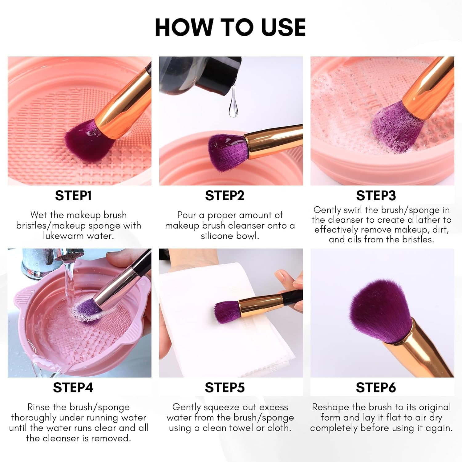 image:imageMakartt Makeup Brush Cleaner Deep Cleaning Solution for Nail Brushes Sponges and Powder Puffs Hypoallergenic Formula Removes Residue from Cosmetic and Nail Art Tools CrueltyFree 507 fl ozMakeup Brush Cleaner 507oz