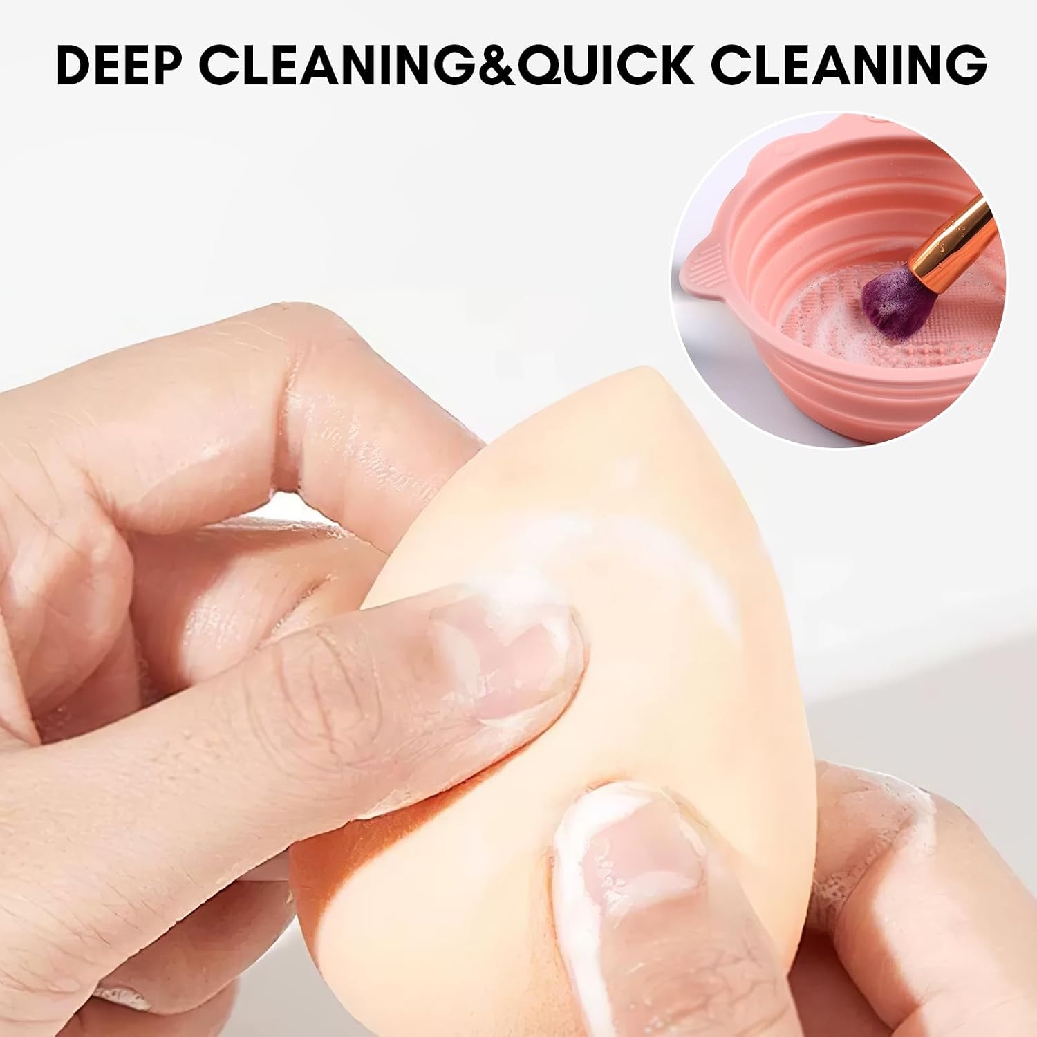 image:imageMakartt Makeup Brush Cleaner Deep Cleaning Solution for Nail Brushes Sponges and Powder Puffs Hypoallergenic Formula Removes Residue from Cosmetic and Nail Art Tools CrueltyFree 507 fl ozMakeup Brush Cleaner 507oz