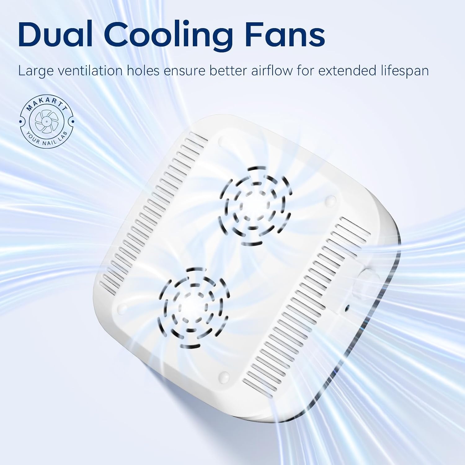 image:imageMakartt Nail Dust Collector Plugin 60W Dual Turbine Dust Extractor with 5200RPM Adjustable Suction Reusable Filter Nail Vacuum for Acrylic Gel Dip Powder Salon Home Use SylviePlugin Nail Dust Collectorsylvie