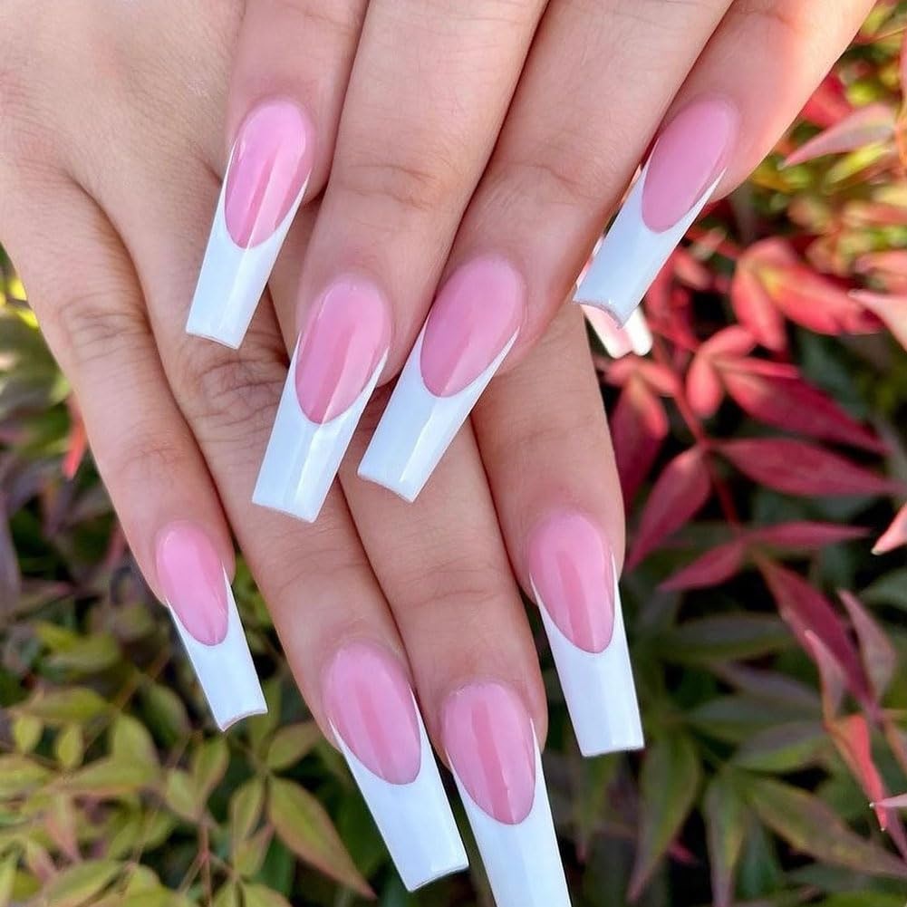 image:imageMakartt Poly Nail Gel Kit 2PCs 50ML Clear amp Nature Pink Colors Large Capacity Poly Extension Nail Gel Kit Strong Builder for Extension 3D Diy Hard Gels Manicures Home Salon2 Colors White and Pink