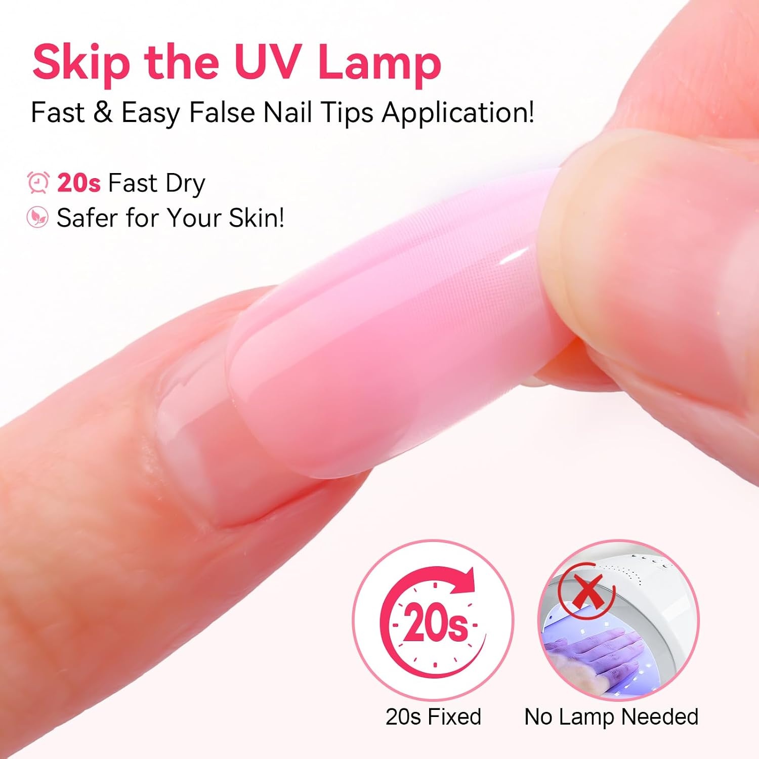 image:imageMakartt Solid Nail Glue Gel Super Strong Nail Glue for Press On amp Acrylic Nails 3D Gel Nails Art Design Long Lasting Clear Adhesive 15ML UV Lamp Cured Ideal for Home Salon DIY UseSemisolid Glue with Remover