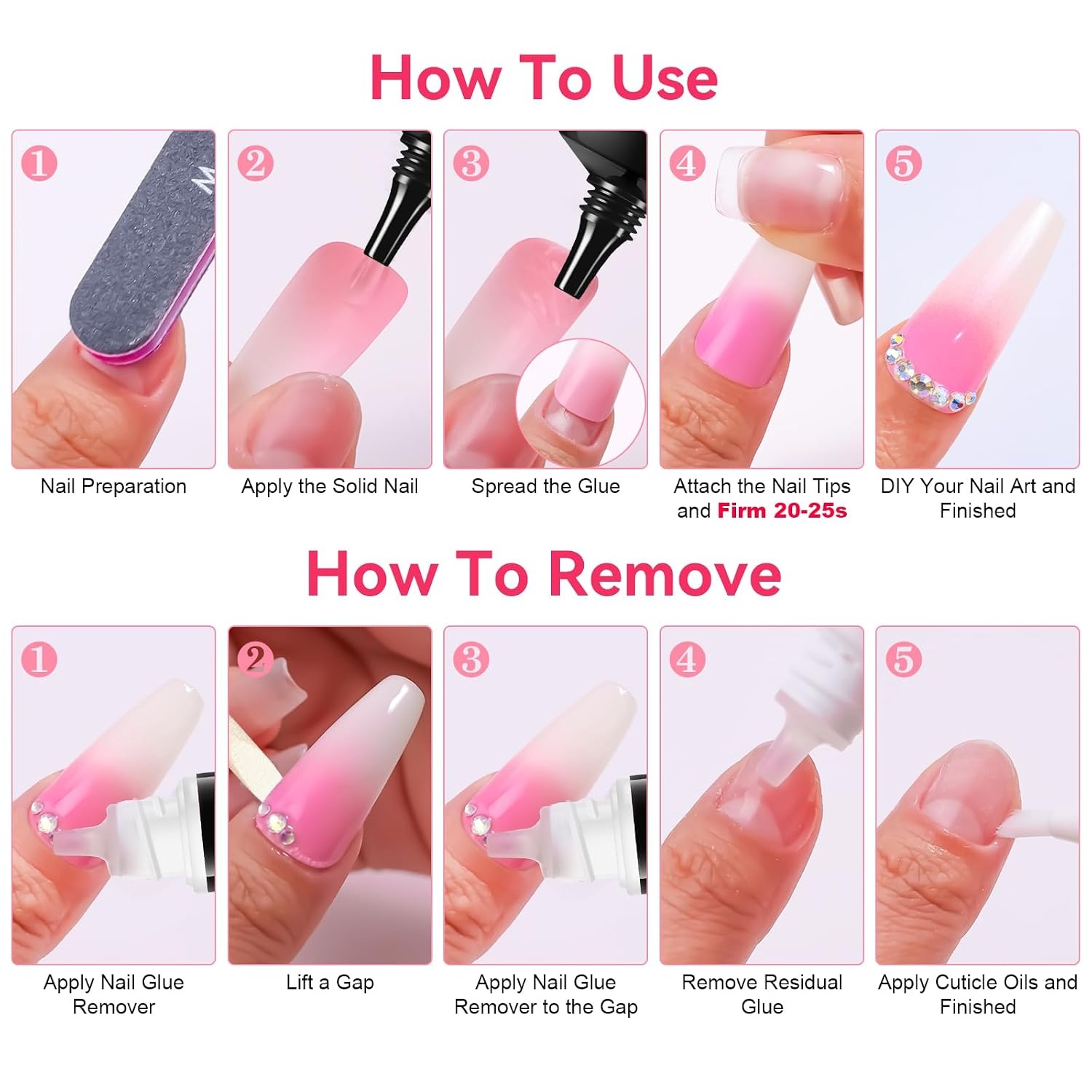 image:imageMakartt Solid Nail Glue Gel Super Strong Nail Glue for Press On amp Acrylic Nails 3D Gel Nails Art Design Long Lasting Clear Adhesive 15ML UV Lamp Cured Ideal for Home Salon DIY UseSemisolid Glue with Remover