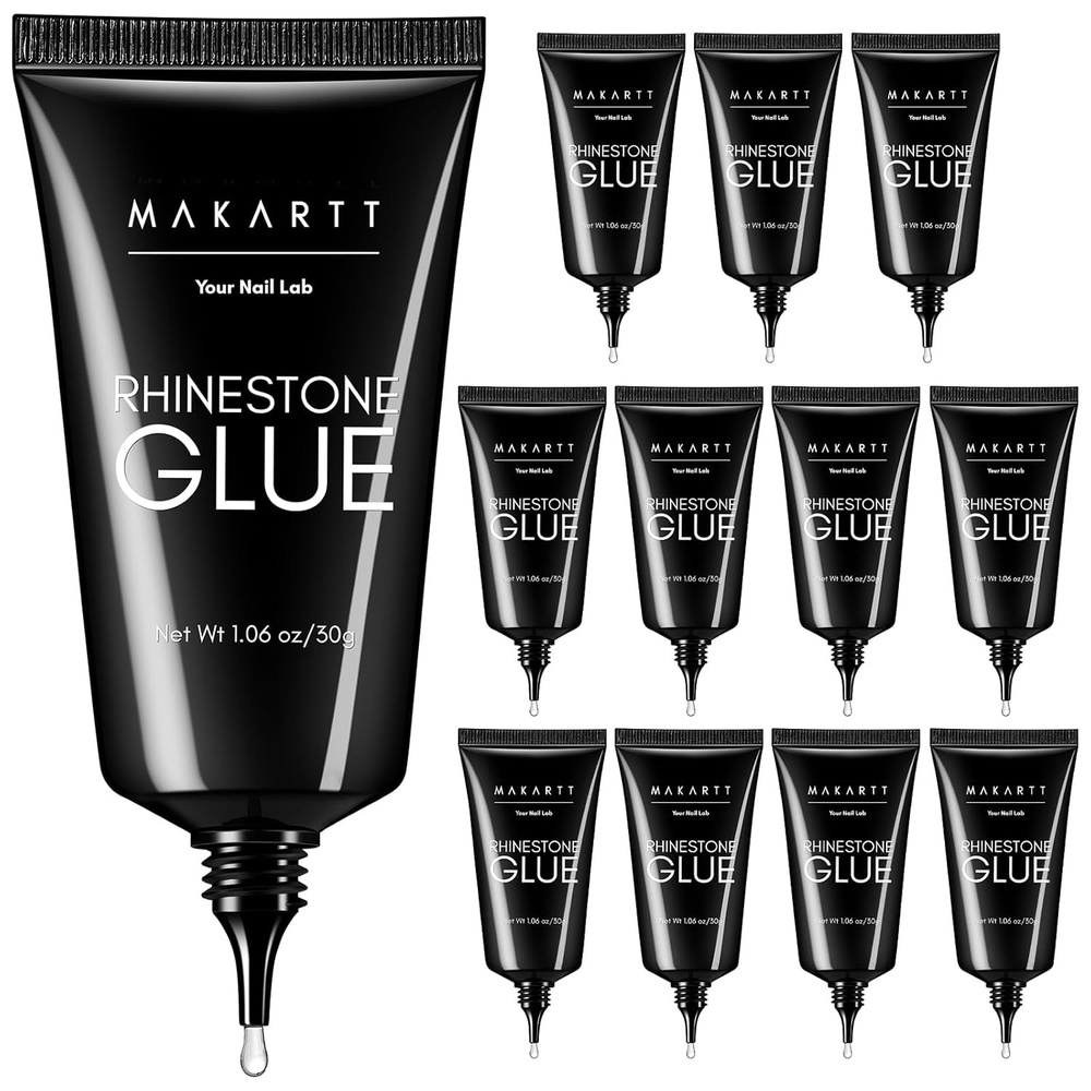 image:imageMakartt 3D Gel Nail Art 30g Sculpting Gel Glue for Drawing Molding Sculpture Gems amp Decoration Clear NoWipe Gels Polish for DIY Nail DesignsA5nail rhinestone glue set 12x30ML