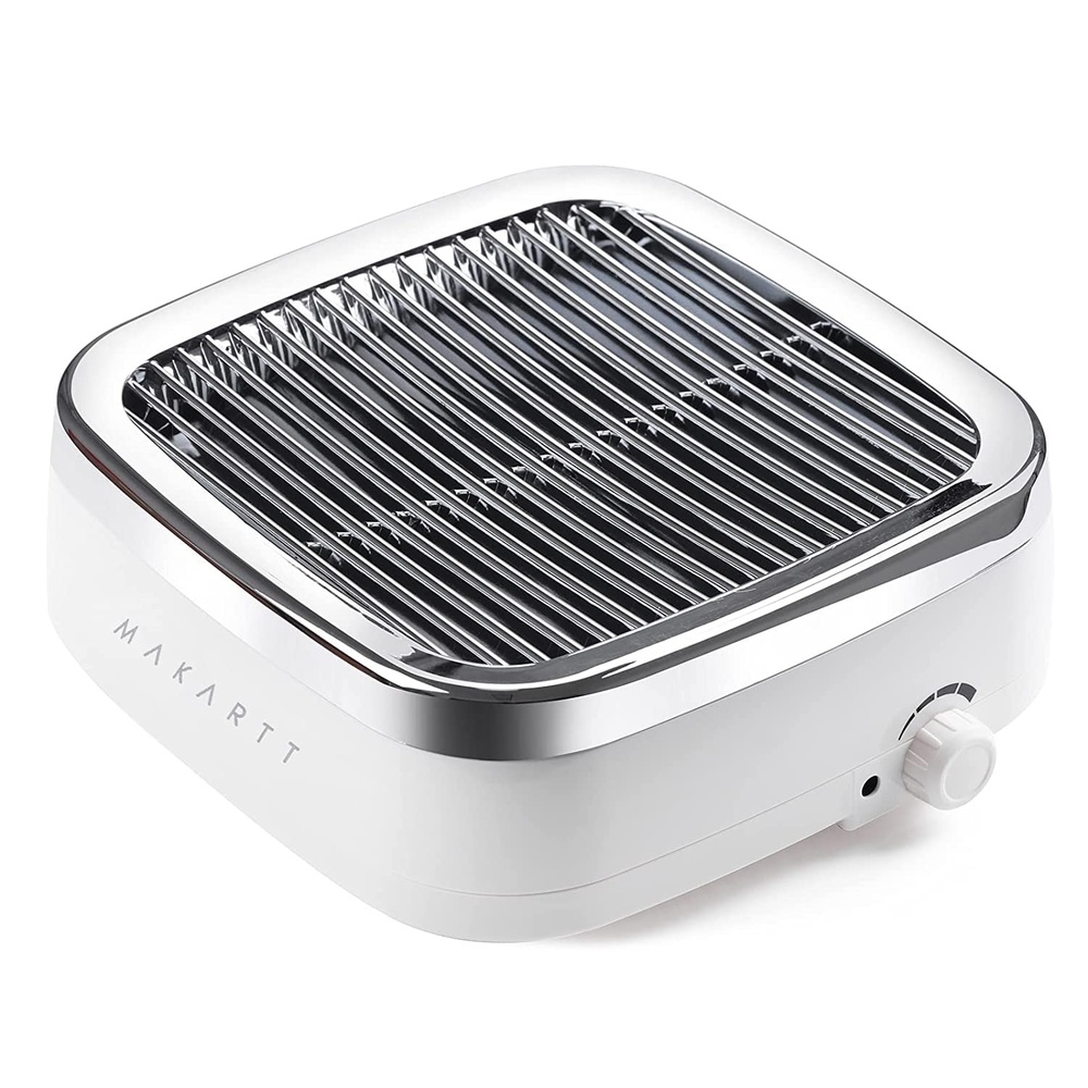 image:imageMakartt Nail Dust Collector Plugin 60W Dual Turbine Dust Extractor with 5200RPM Adjustable Suction Reusable Filter Nail Vacuum for Acrylic Gel Dip Powder Salon Home Use SylviePlugin Nail Dust Collectorsylvie