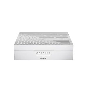 Makartt Nail Dust Collector Plug-in: 60W Dual Turbine Dust Extractor with 5200RPM Adjustable Suction, Reusable Filter Nail Vacuum for Acrylic Gel Dip Powder, Salon Home Use, Sylvie(Plug-in Nail Dust Collector-symphonee)