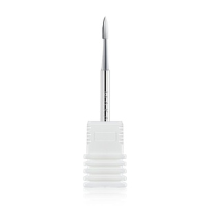 Makartt Cuticle Nail Drill Bit – 2 Pcs Safety Tungsten Carbide Cuticle Remover Drill Bit Needle Bit Nail Cleaner Dead Skin Nail Prepare 3/32” for Electric Nail File Nail Buffer Bit-3XF (Silver,Fine)(Cuticle Drill Bit)
