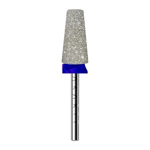 Makartt Cuticle Nail Drill Bit – 2 Pcs Safety Tungsten Carbide Cuticle Remover Drill Bit Needle Bit Nail Cleaner Dead Skin Nail Prepare 3/32” for Electric Nail File Nail Buffer Bit-3XF (Silver,Fine)(Diamond Tapered Bit-M)