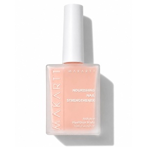 Makartt Nourishing Nail Strengthener for Damaged Nails: Water-Based Keratin Nail Repair Treatment, Ridge Filler, 30-Free Air Dry for Gel Break, Peeling, Soft Thin Natural Nails, Milky White 13ml(Nude)