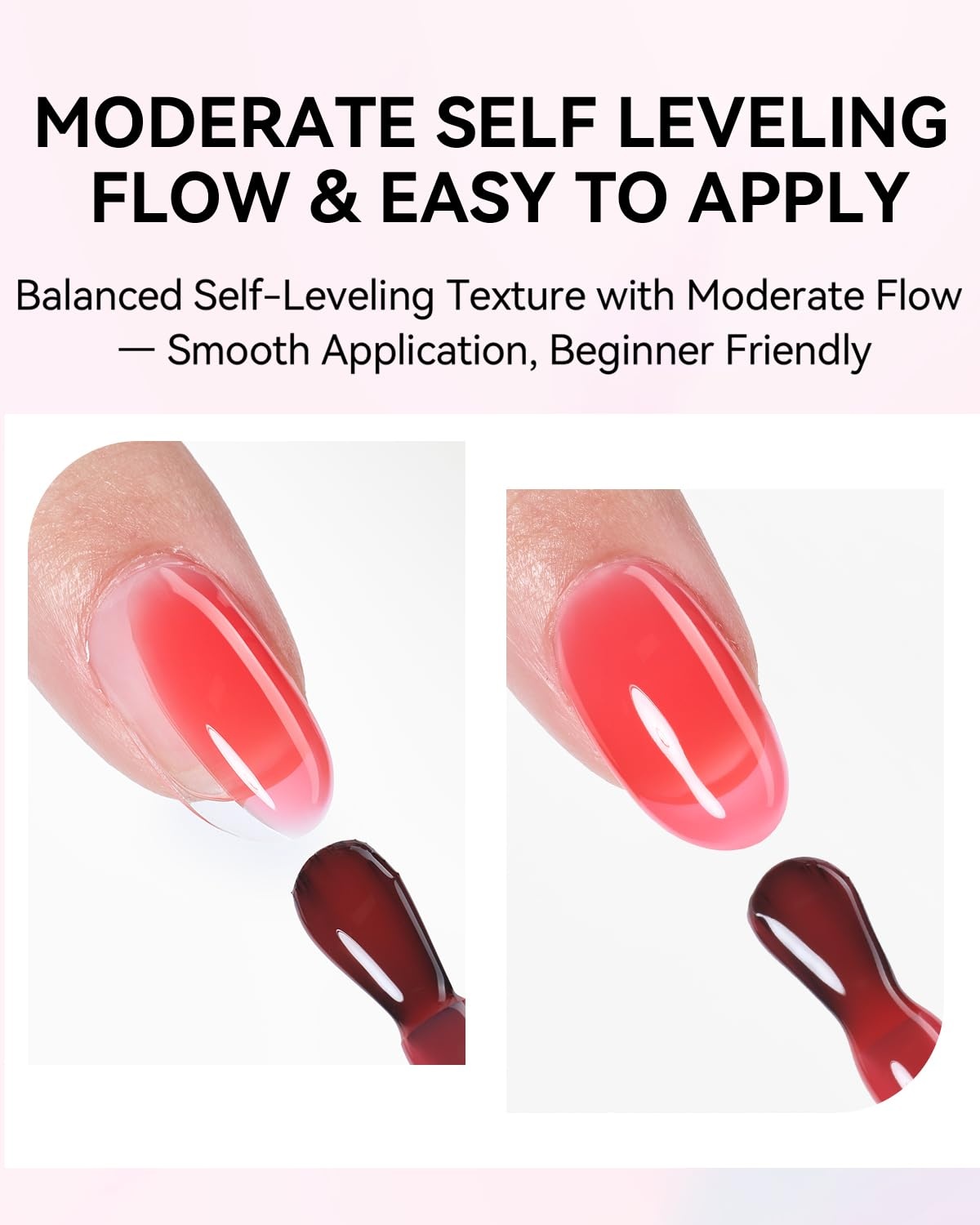 image:imageMakartt 8in1 Gel Builder HEMAFree 15ML Nude Brown UV Lamp Builder Base TPOFree Self Leveling Apex Build Rhinestones Glue Strengthener Repair Salon Home DIY Use LongLasting Low OdorPink 005 HEMAFree
