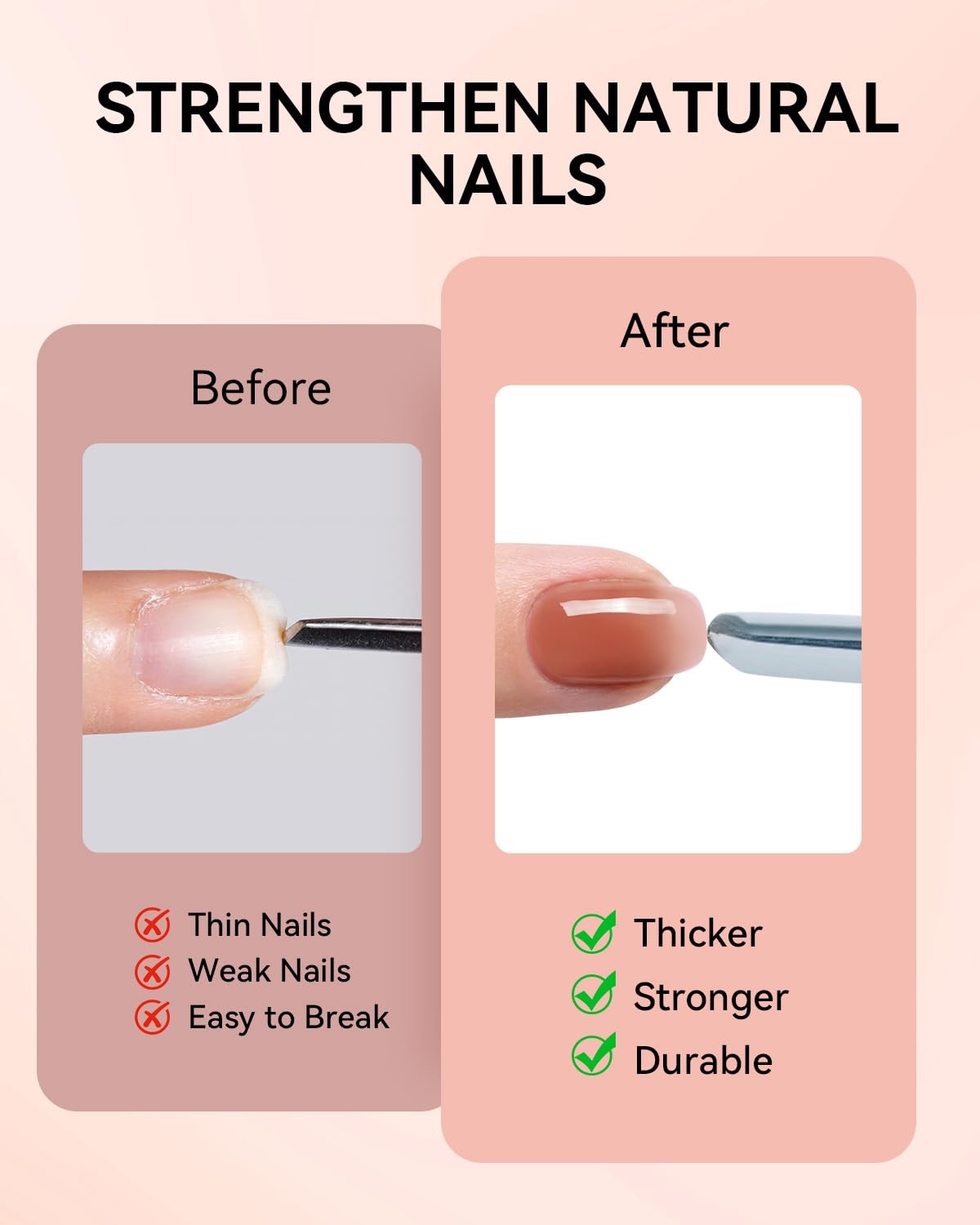 image:imageMakartt 8in1 Gel Builder HEMAFree 15ML Nude Brown UV Lamp Builder Base TPOFree Self Leveling Apex Build Rhinestones Glue Strengthener Repair Salon Home DIY Use LongLasting Low OdorNude Brown 006 HEMAFree