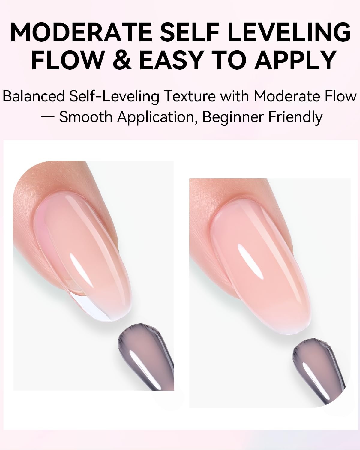 image:imageMakartt 8in1 Gel Builder HEMAFree 15ML Nude Brown UV Lamp Builder Base TPOFree Self Leveling Apex Build Rhinestones Glue Strengthener Repair Salon Home DIY Use LongLasting Low OdorNude 003 HEMAFree