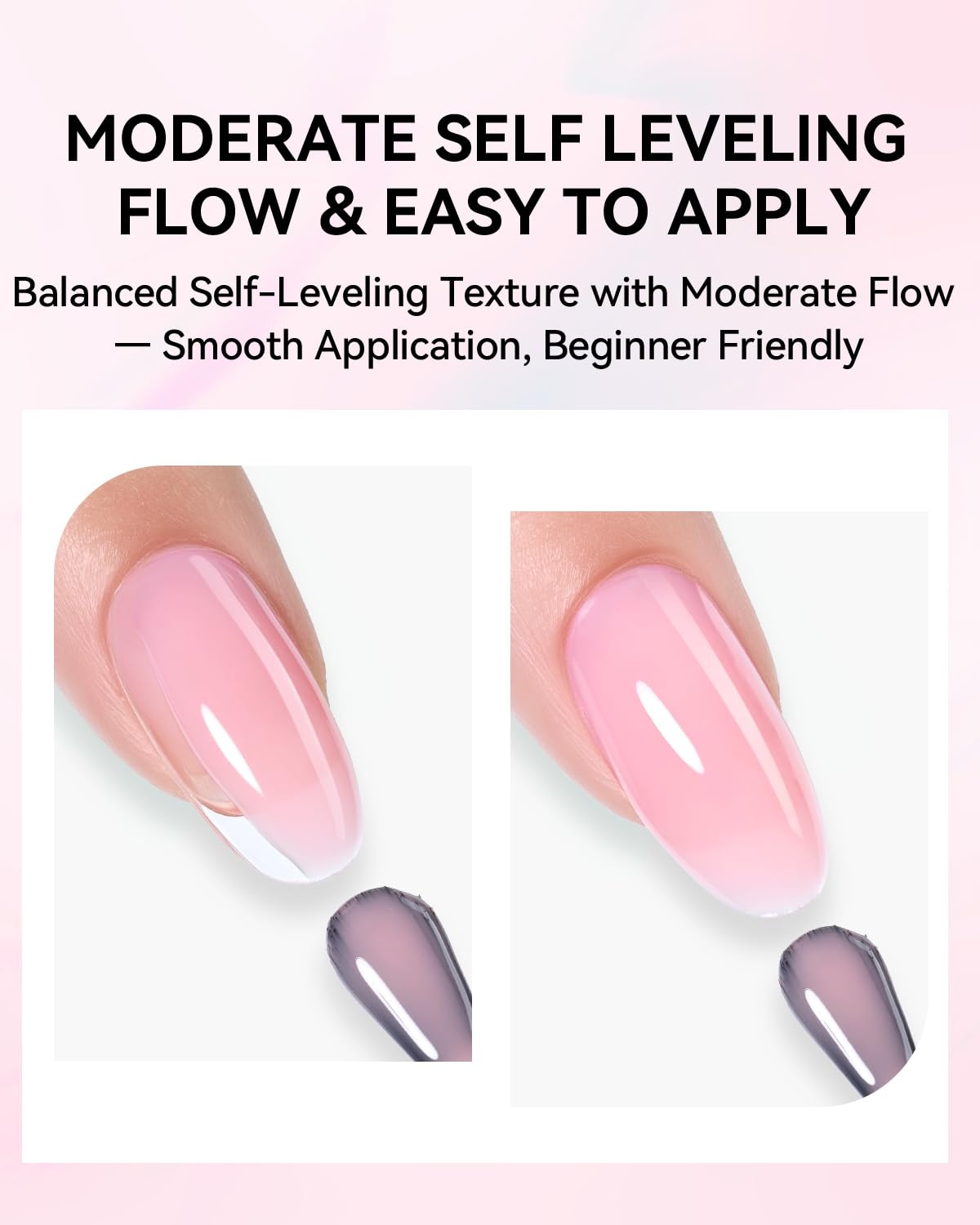 image:imageMakartt 8in1 Gel Builder HEMAFree 15ML Nude Brown UV Lamp Builder Base TPOFree Self Leveling Apex Build Rhinestones Glue Strengthener Repair Salon Home DIY Use LongLasting Low OdorLight Pink 009 HEMA Free