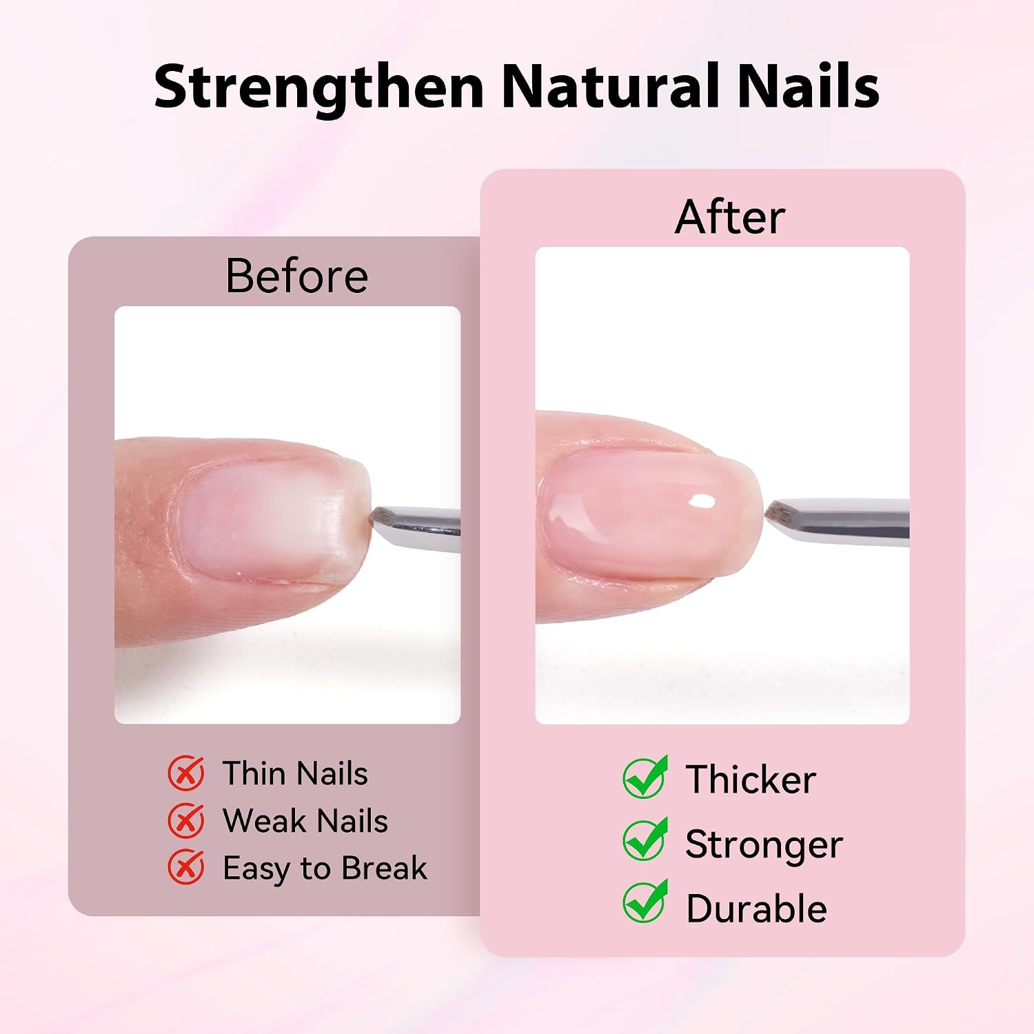 image:imageMakartt 8in1 Gel Builder HEMAFree 15ML Nude Brown UV Lamp Builder Base TPOFree Self Leveling Apex Build Rhinestones Glue Strengthener Repair Salon Home DIY Use LongLasting Low OdorClear 001 HEMAFree