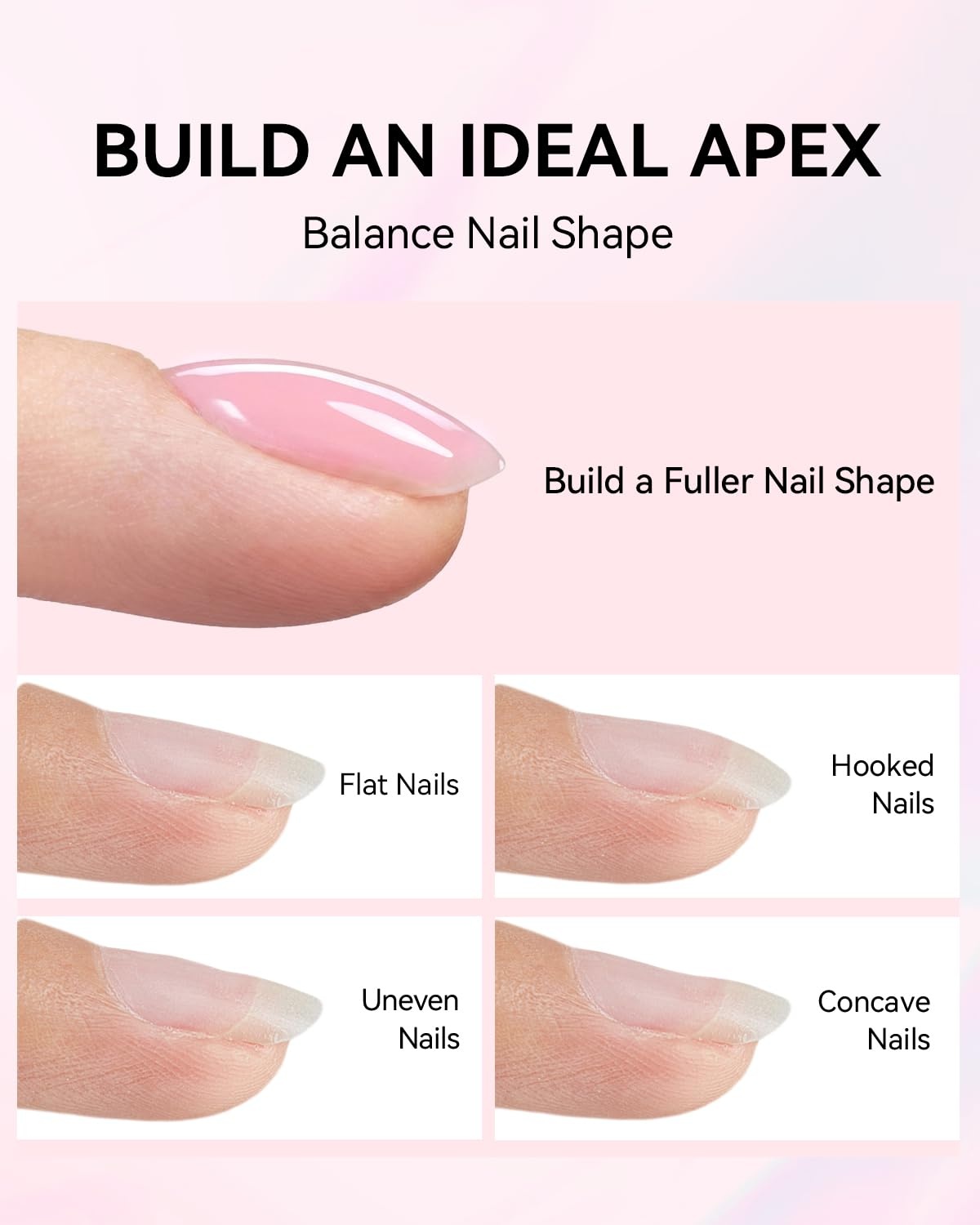 image:imageMakartt 8in1 Gel Builder HEMAFree 15ML Nude Brown UV Lamp Builder Base TPOFree Self Leveling Apex Build Rhinestones Glue Strengthener Repair Salon Home DIY Use LongLasting Low OdorLight Pink 009 HEMA Free